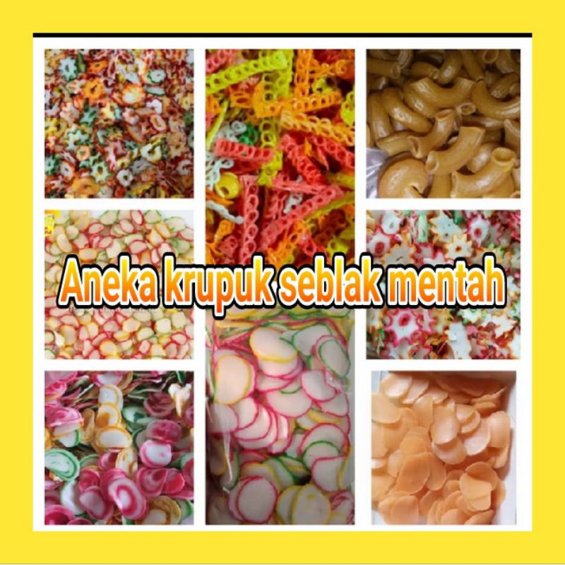 ANEKA KERUPUK SEBLAK MENTAH 1 KG