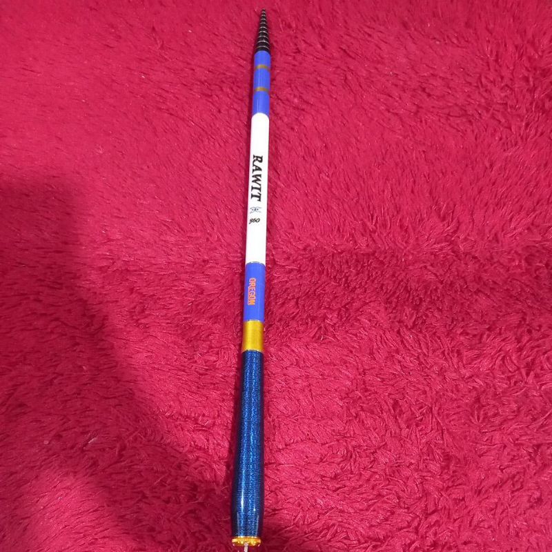 Joran Tegek Siap Pakai Oregon Rawit 360 Sudah setting kolong Neklin stainles