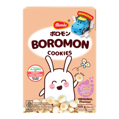 Monde Boromon Snack Anak Cookies Original 100 g
