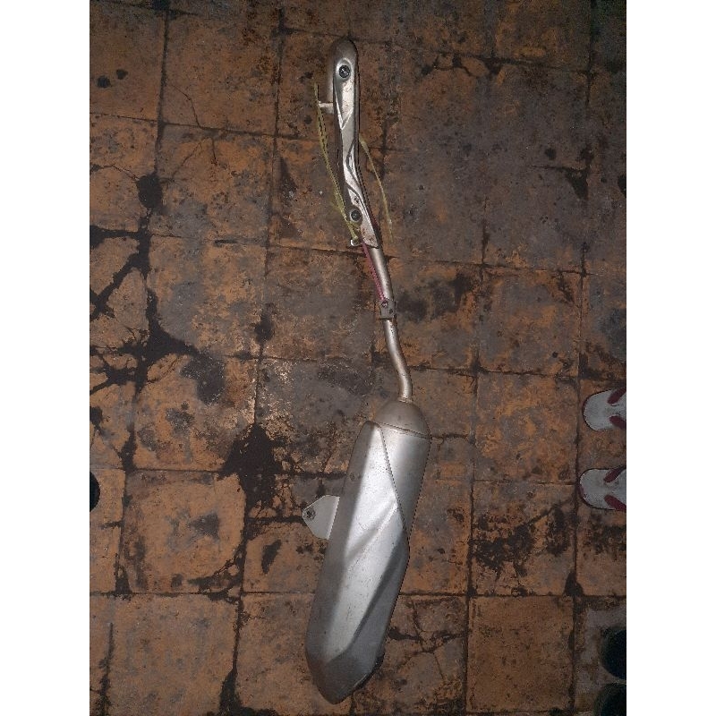 knalpot kawasaki klx bf copotan