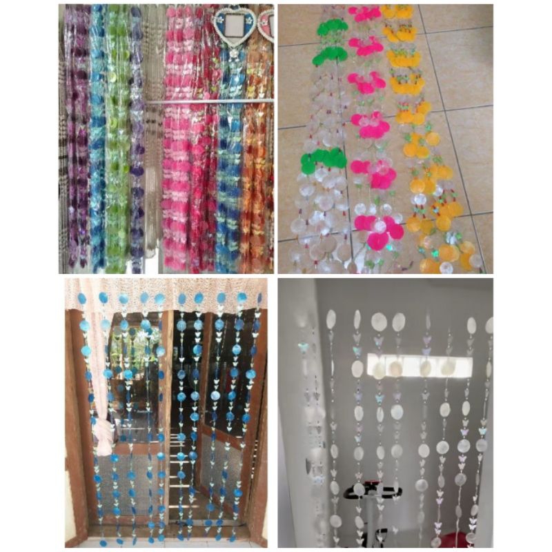 Tirai Kerang Simping Tirai Aesthetic Tirai Vintage