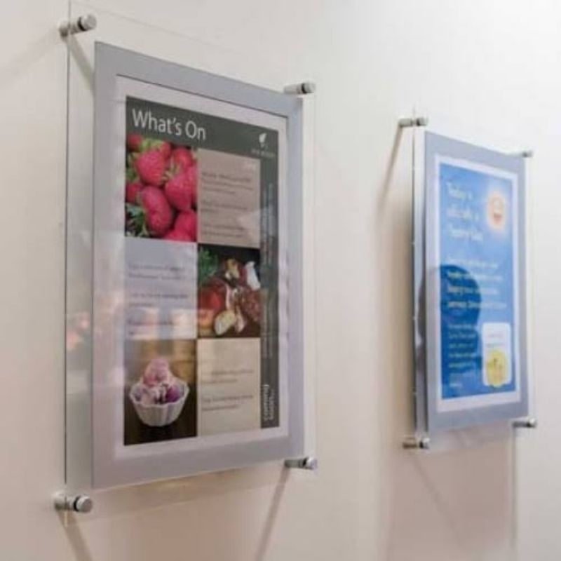 FRAME POSTER AKRILIK F4 21X33 2MM / FRAME FOTO PIAGAM SERTIFIKAT