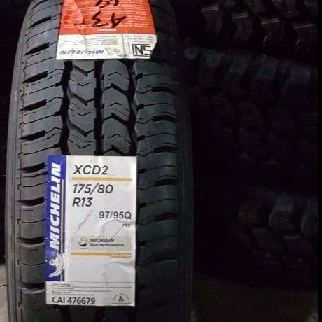 BAN MOBIL 175/80 R13 8PR  MICHELLIN XCD2 BAN MOBIL MUATAN BERAT