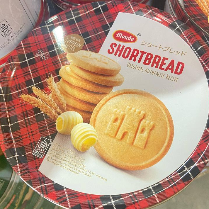 

MONDE Shortbread Kemasan Tins 335 gr