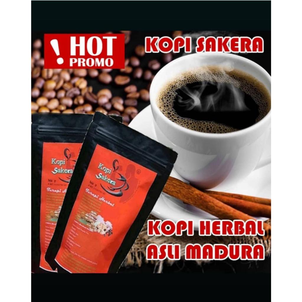 

Jamu Kopi Herbal Sakera Nikmat Penambah Stamina