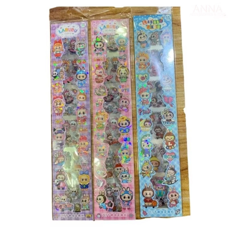 

1Pack Sticker Panjang Labubu Sticker Anak Karakter