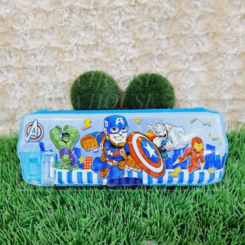 

Tempat Pensil Magnet Captain America Biru Pencil Case Magnet Captain America Biru Plastik