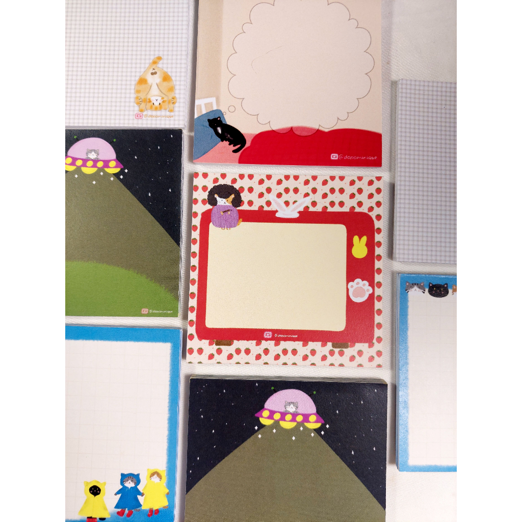 

Memopad Kucing Lucu 8x8cm | Memo aesthetic