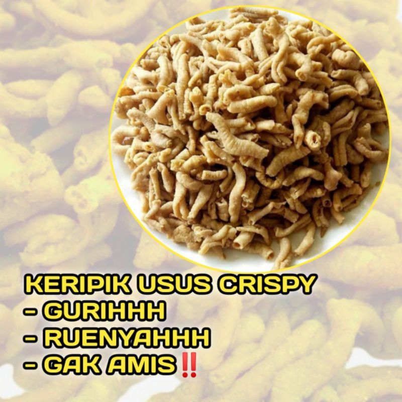 

Keripik Usus Ayam Crispy Original Renyah Gurih Cemilan Makanan Ringan Enak Lezat Bikin Rasanya Bikin Nagih Kemasan 1 Kilo Gram