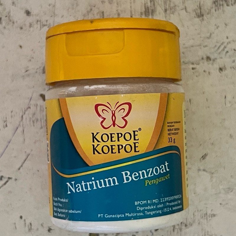 

Natrium Benzoat Koepoe Koepoe 33 gram