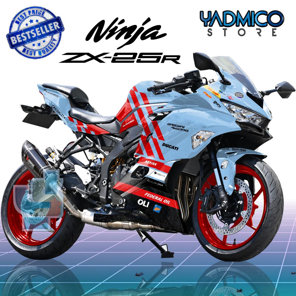 【PROMO】Decal Ninja ZX25R Full Body / Stiker Kawasaki ZX 25R Full Body / Dekal Ninja ZX-25R / Stripin