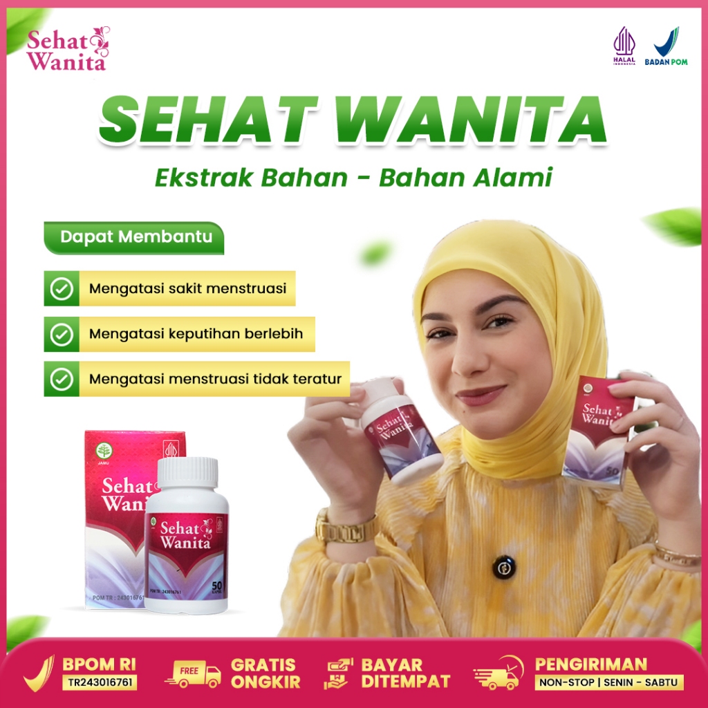 Obat Haid Berkepanjangan Terus Menerus Tidak Berhenti Pasca Suntik KB Sehat Wanita Asli Original COD