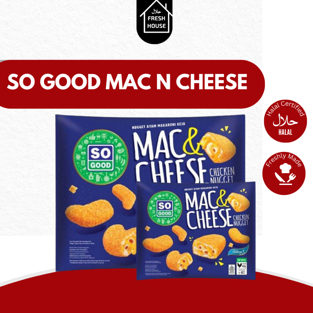 

NUGGET AYAM MAC N CHEESE SO GOOD 400 GR