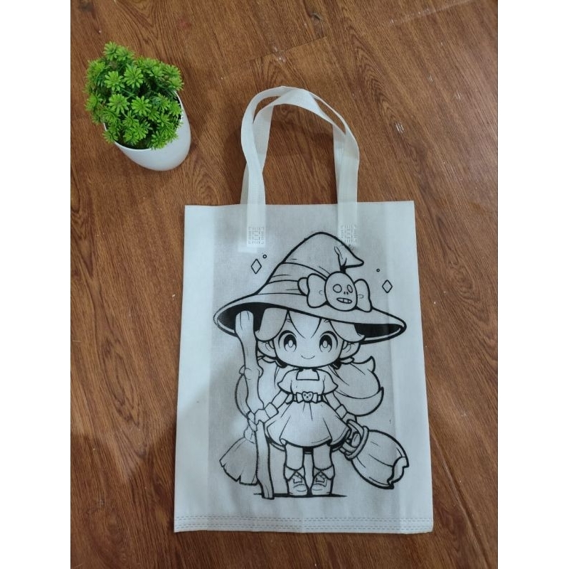 

tas lukis motif penyihir