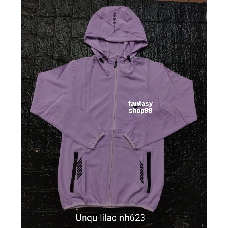 New Jaket Wanita Micro Parasut Tipis Olahraga Running