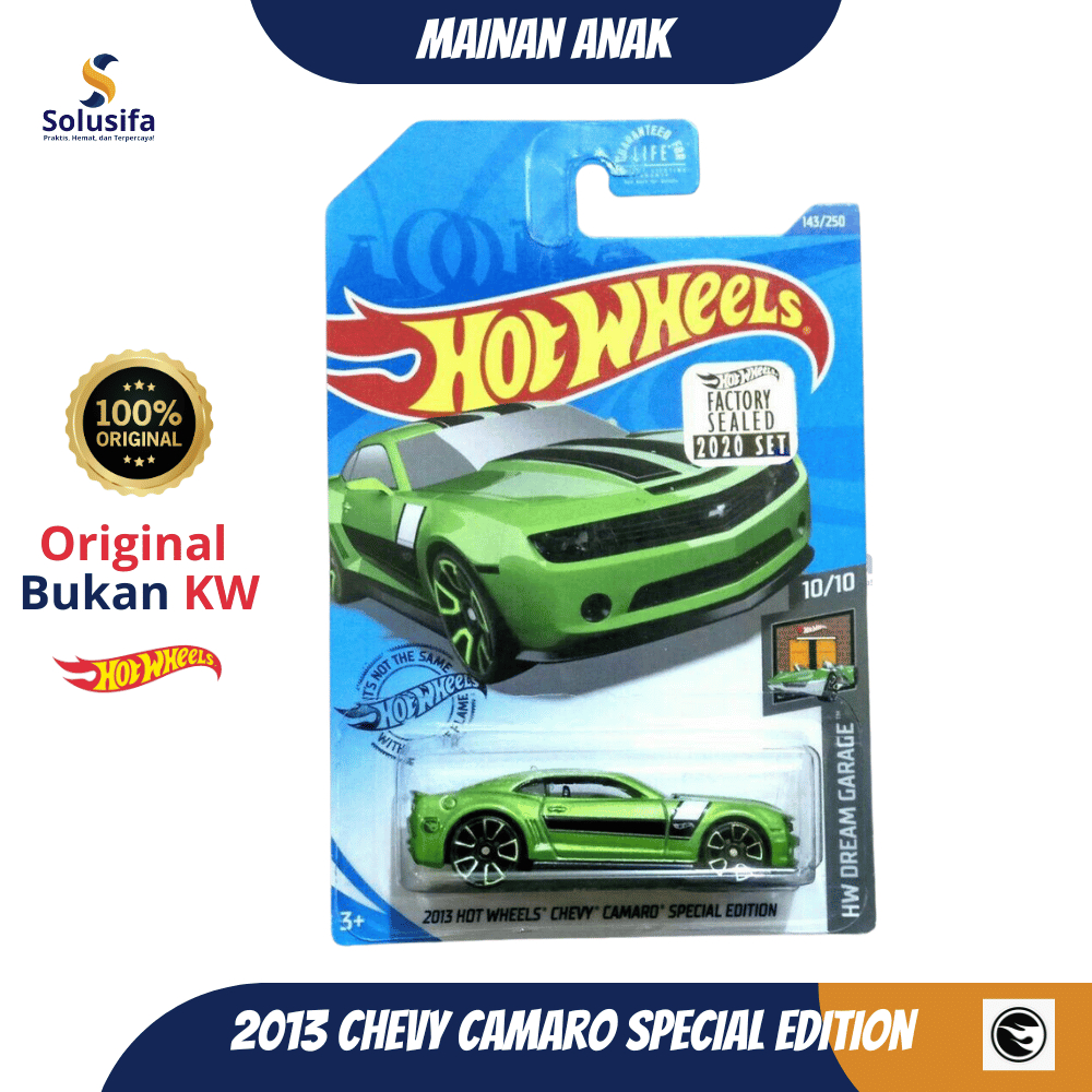 Hot Wheels Treasure Hunt Green 2013 Chevy Camaro Special Edition