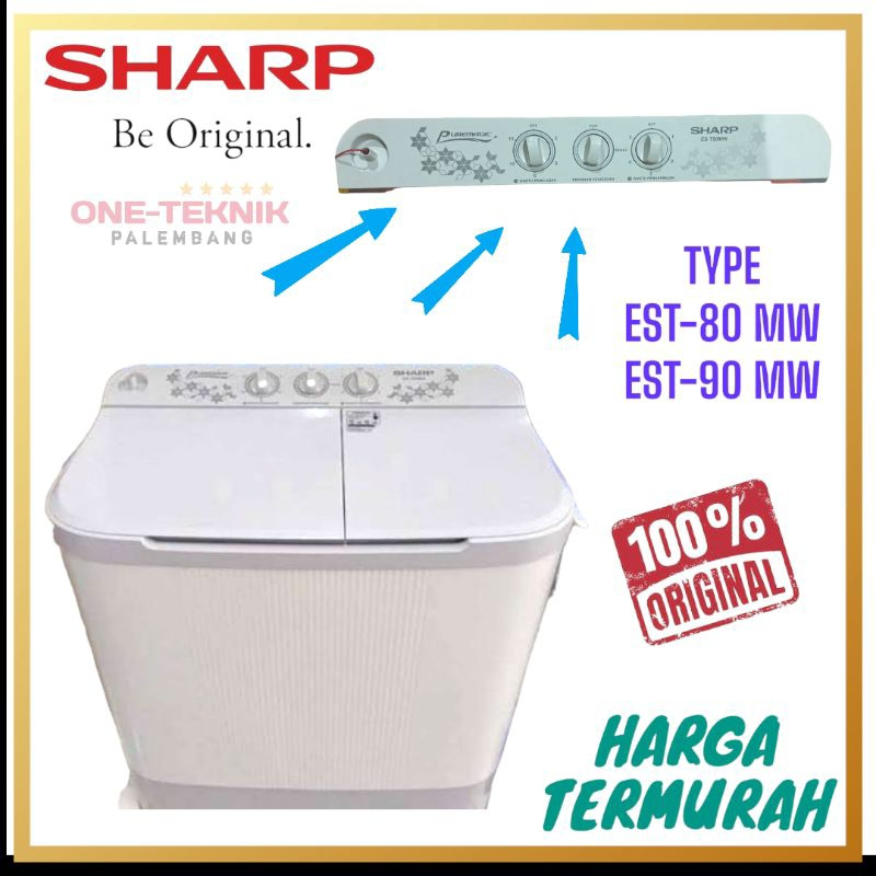 COVER KEPALA TIMER MESIN CUCI SHARP 2 TABUNG ORIGINAL