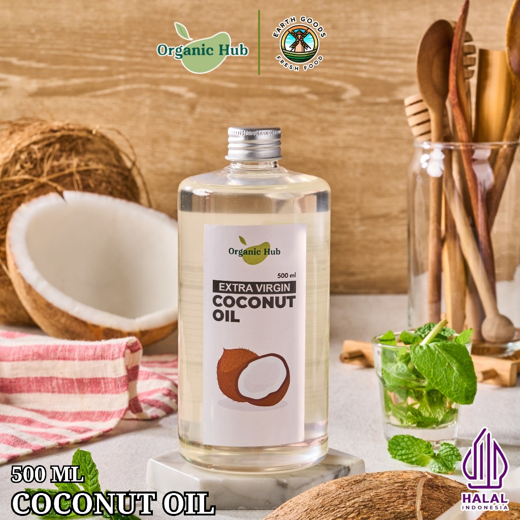 

Organic Hub Minyak Kelapa Murni Extra VCO Premium Quality 500 ml