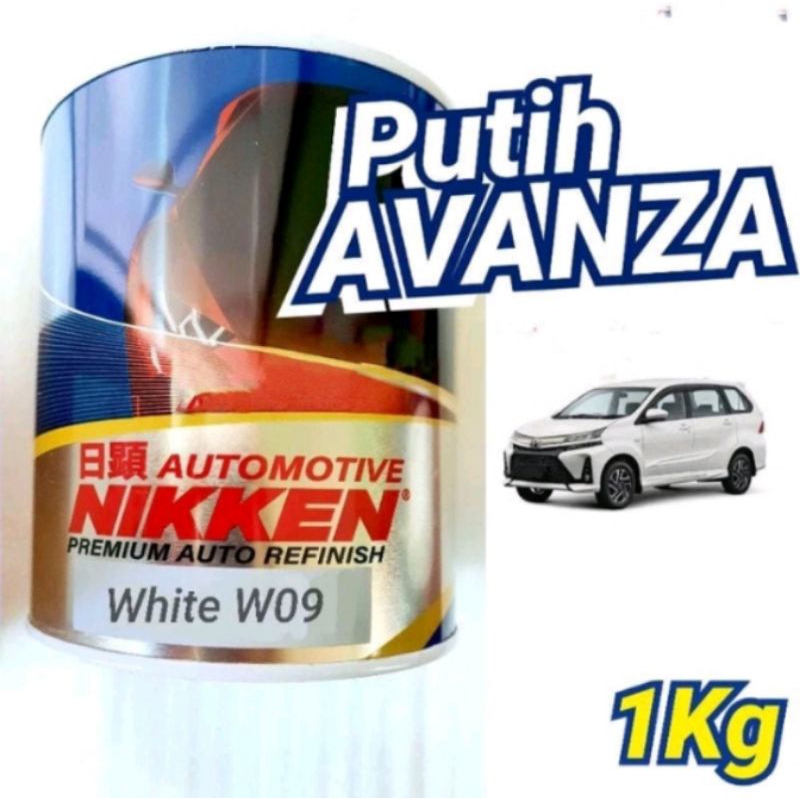 Cat Nikken White W09 Putih Avanza W09