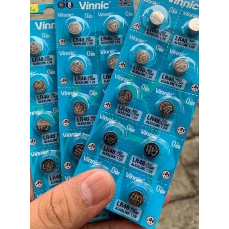 Baterai AG5 VINNIC ORIGINAL Vinnic LR48/AG5/L754/750