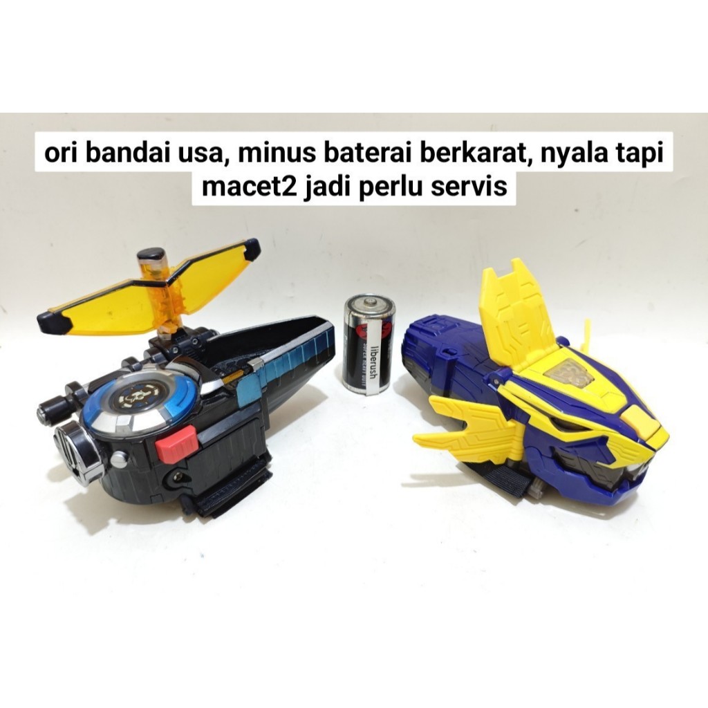 Set bandai dx morphin brace go buster gobuster beast morpher changer & beast x king morpher henshin 