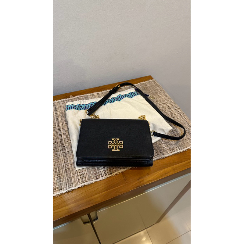 PRELOVED TORY BURCH BRITTEN CLUTCH BAG