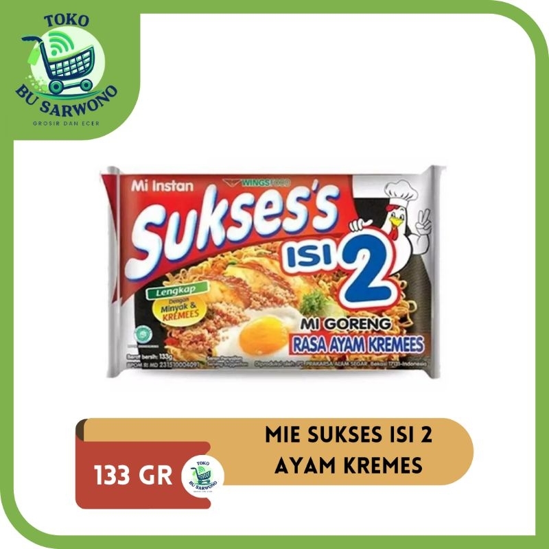 

SUKSES ISI 2 AYAM KREMES 133 GRAM SATUAN | SARIMI ISI 2 GORENG