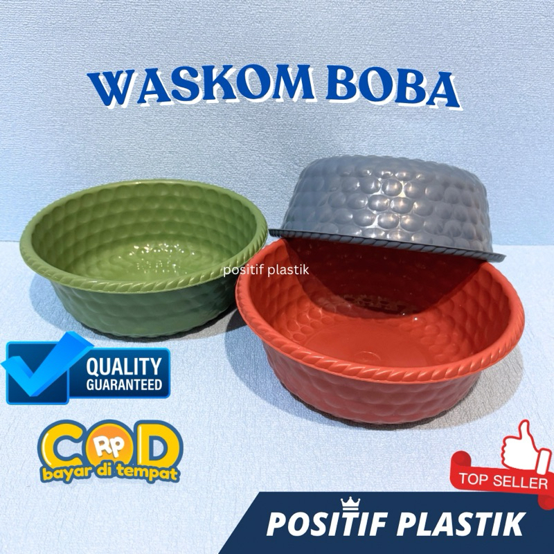 Waskom/Baskom BOBA (1 lusin/12 pcs) - Waskom Hajatan - Waskom Plastik Syukuran