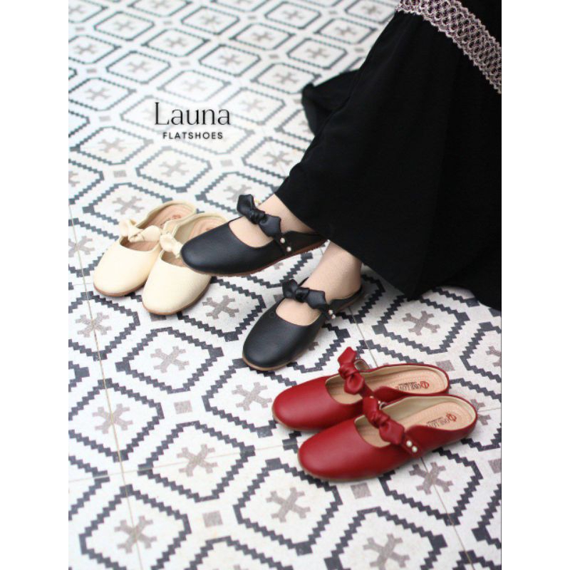 COD-ONE LOVE BERGARANSI Launa flat shoes size 36-42 Tutong sepatu potong sepatu bustong one love | s