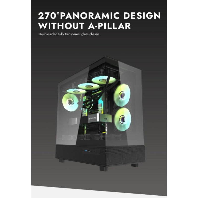 DARKFLASH DPX90 BLACK/WHITE