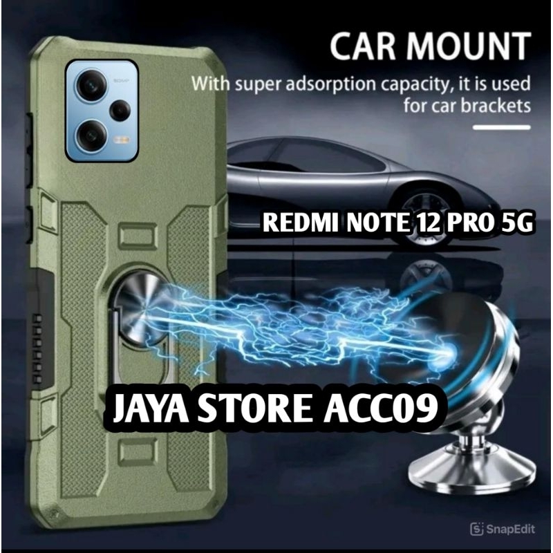 CASE REDMI NOTE 12 PRO 5G CASE ROBOT HIT EYE RING