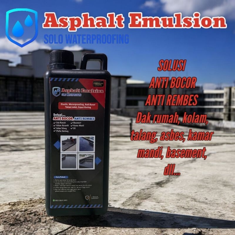 Aspal cair Aspal Emulsi Waterproofing 1 kg untuk Dak Rembes dan Bocor 1KG waterproofing dak rembes b