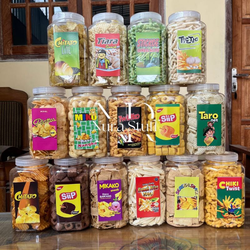 

SNACK BRANDED ORI TERMURAH TOPLES JARR 2 LITERAN