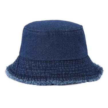 Bucket hat Ripped end Topi bucket hat Rawis Rumbai jeans wanita COD