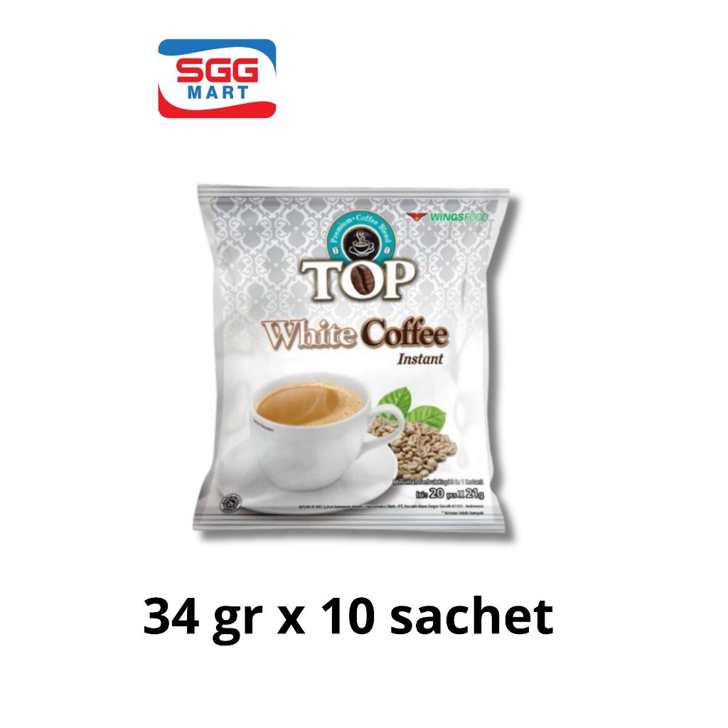

TOP White Coffee Instan 3in1 21gr x 12 sachet [1 renceng]