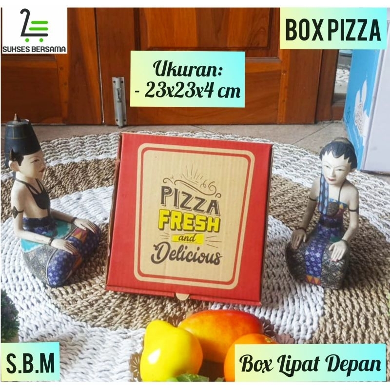 

Box Pizza 23x23x4cm PFD~M/Kardus/Hampers/Packaging