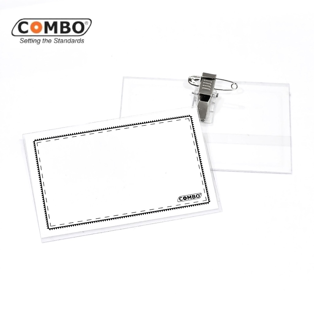 

[1pcs] Name Badge Combo PVCNB20 Clip & Pin