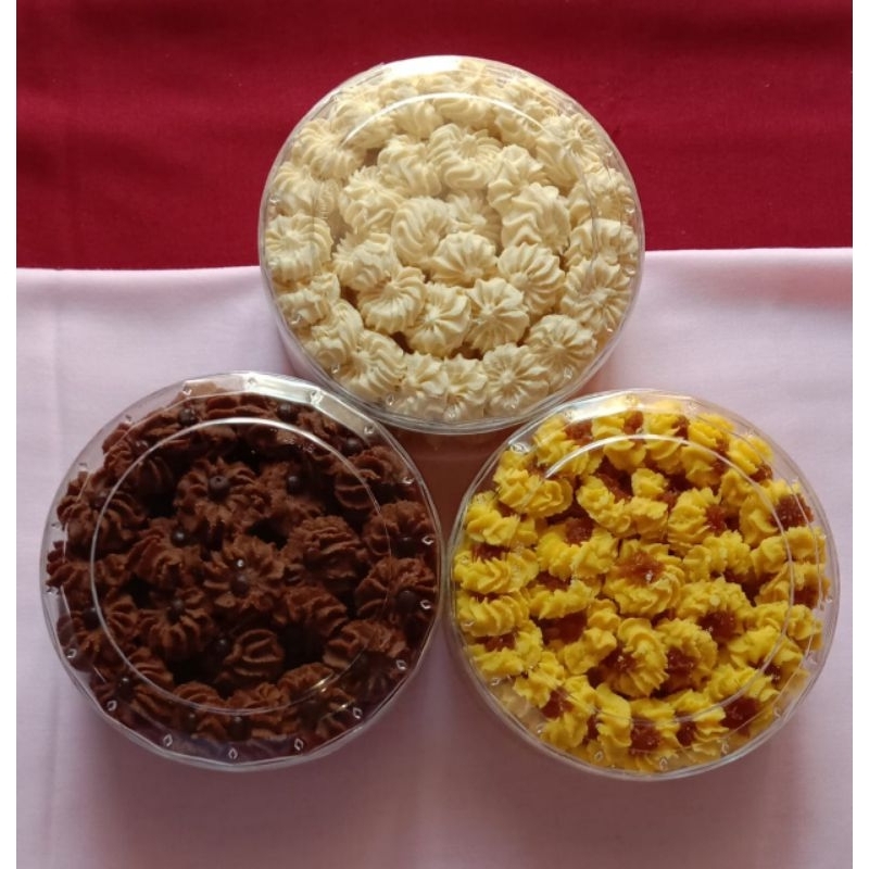 

KUE SEMPRIT NANAS/KUE CHOCO CHIPS/SAGU KEJU/KUE KERING LEBARAN