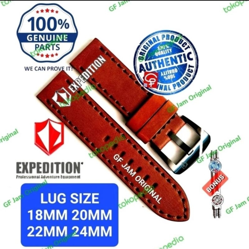 KULIT TALI JAM TANGAN STRAP JAM TANGAN WANITA EXPEDITION ORIGINAL SIZE 18 MM