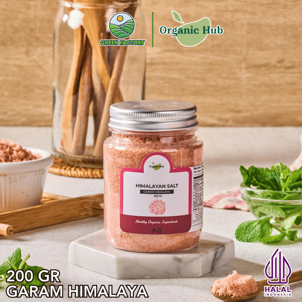 

Organic Hub Garam Himalaya Quality Premium 100% Original Untuk MPASI Pure Murni Pink Sea Salt 200 gr