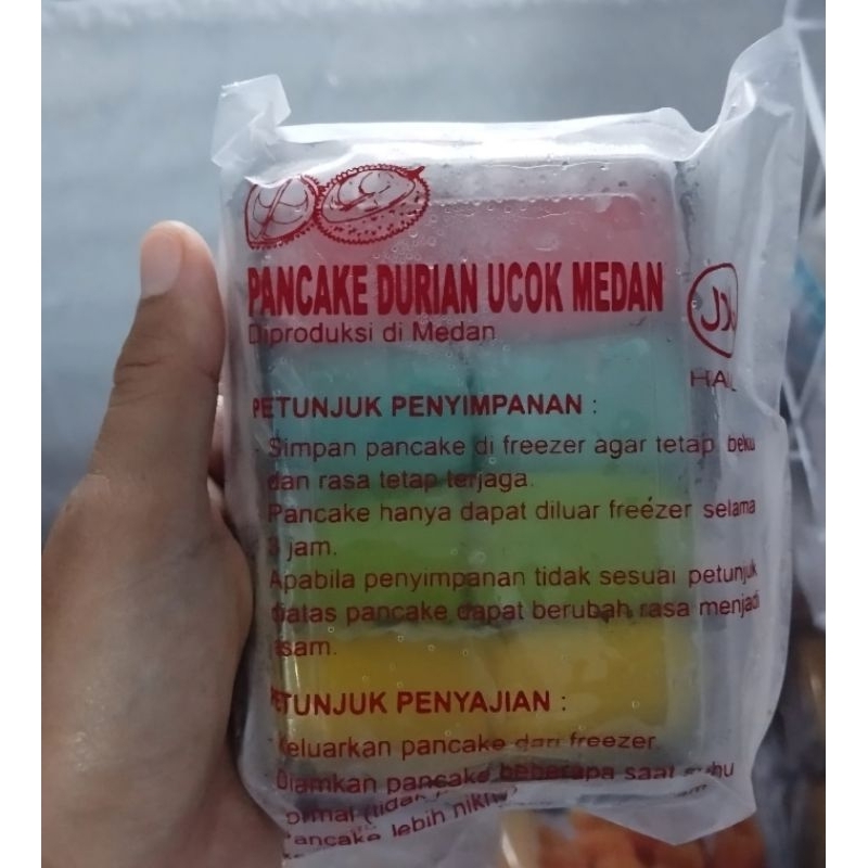 

FROZEN • Pancake Durian Mini Ucok Medan Isi 8 Pcs Murah Enak