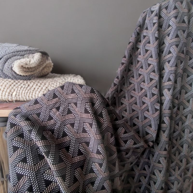 bahan kain rayon motif abstrak/kain rayon viscose premium