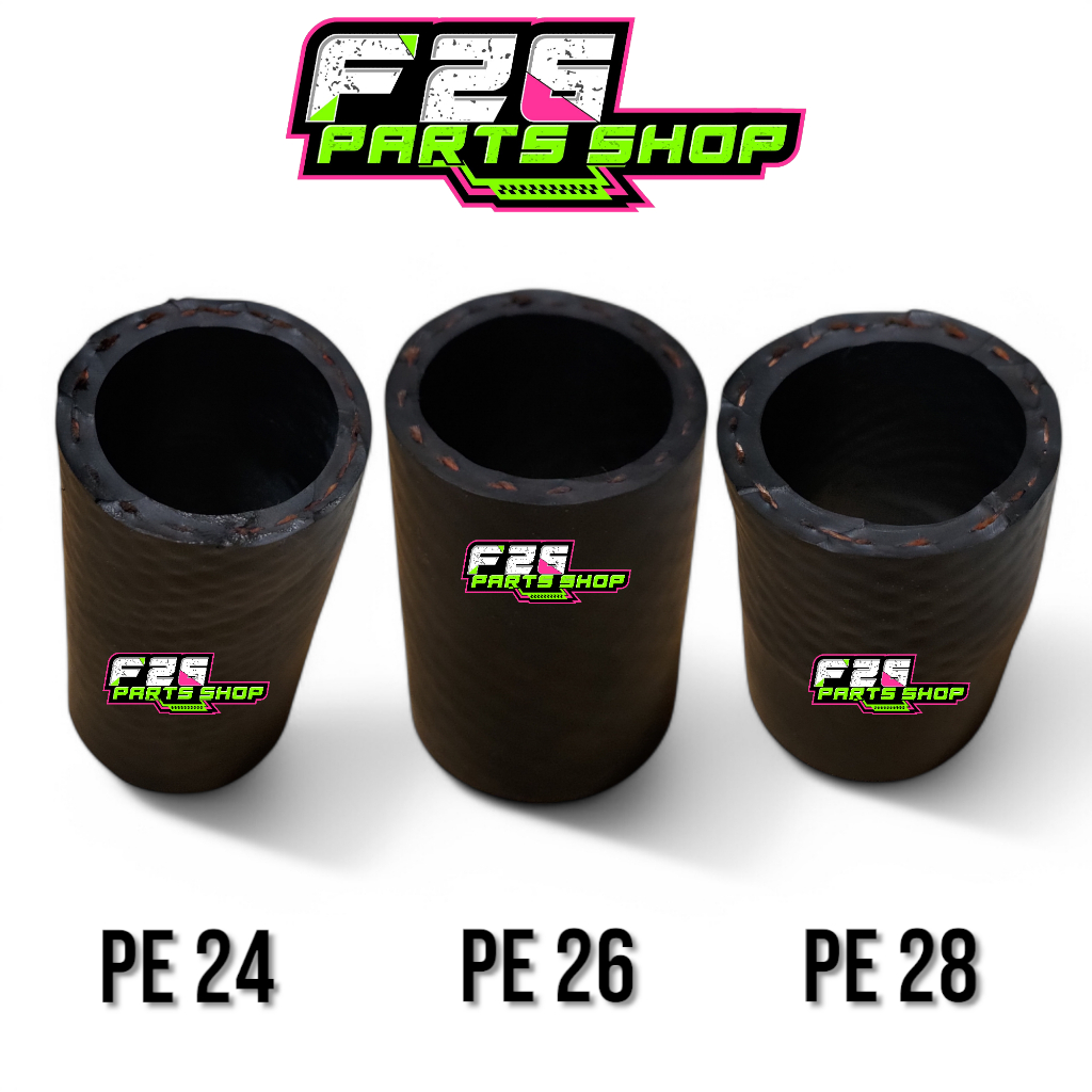 Karet Sambungan Manipul PE 24 26 28 Rxking Beat Mio Jupiter Vixion Selang Sambungan Karbu PE Bahan S