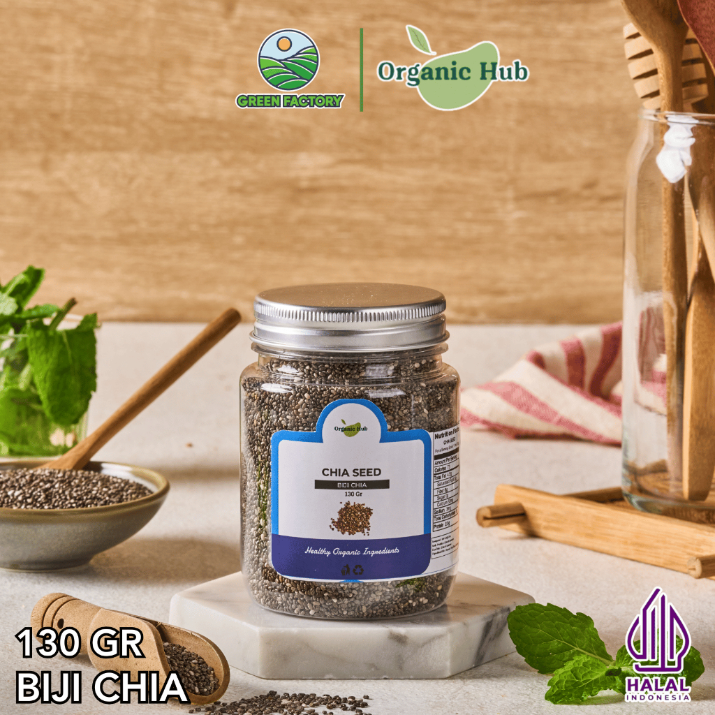 

Organic Hub Chia Seed Untuk Diet Premium Quality Original Biji Hitam Organik 130 gr