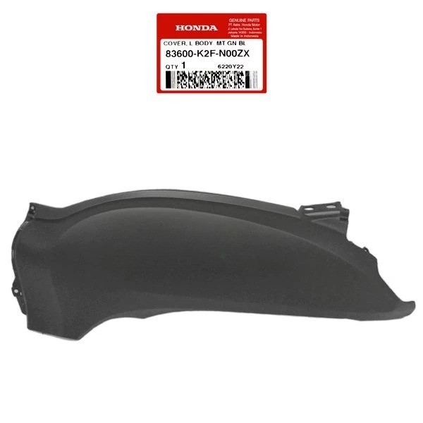 Cover Body Kiri Hitam Doff Honda Scoopy K2F - 83600K2FN00ZX