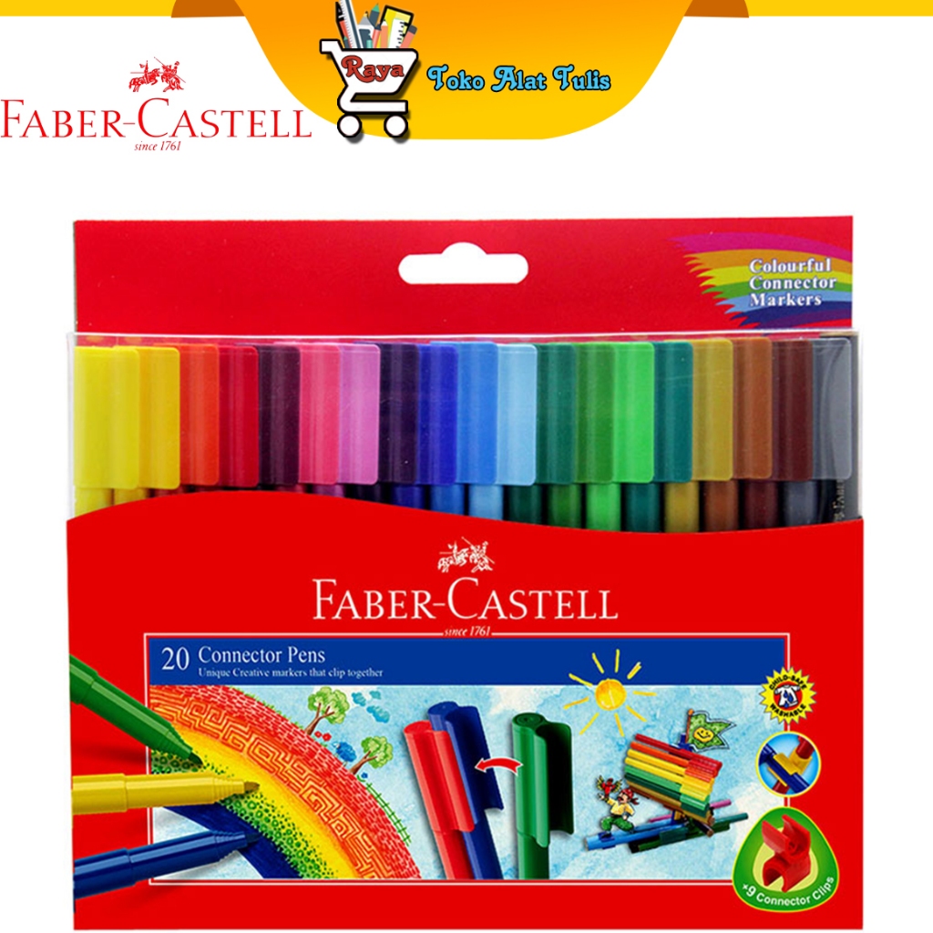 

Faber Castell Connector Pen 20 Warna 11200ADVDCB