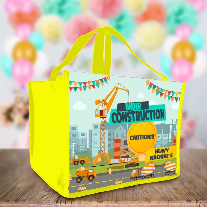 

Tas Ulang Tahun EXCAVATOR Goodie Bag souvenir Ulang Tahun Ultah Aqiqah Kantong besek