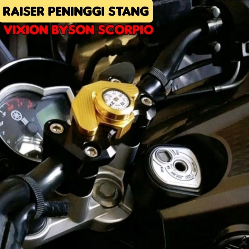 Barklem Cover raiser Peninggi stang vixion scorpio Rx king verza BAR Clamp Raiser Stang