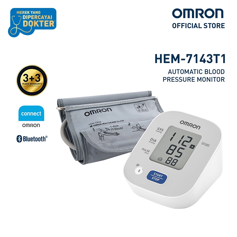OMRON HEM 7143T1 Tensimeter Digital + Connect Bluetooth