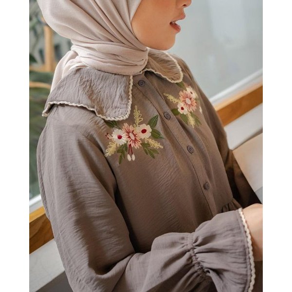 Tunik jumbo LD 120 atasan muslim terbaru Amelia ori Giyomi